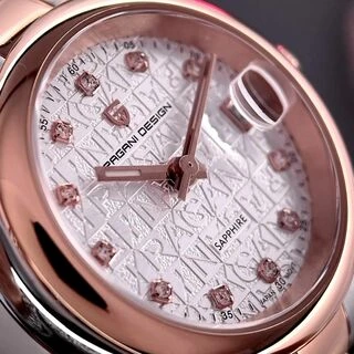 Pagani Design PD-1794L Silver-Rose Gold-White