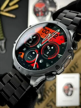 Розумний годинник Modfit Tactic Blaze Black Steel + ремінець в подарунок