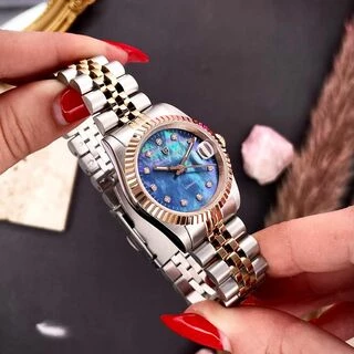 Pagani Design PD-1794L Silver-Rose Gold-Blue