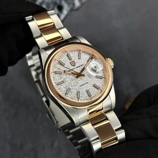 Pagani Design PD-1794M Silver-Rose Gold-White