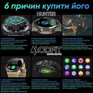 Modfit Hunter Army Green 36 мм.